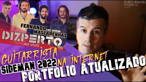 Review DIZPERTO AO VIVO - Fernando Mascarenhas - Portfólio atualizado guitarrista sideman 2022