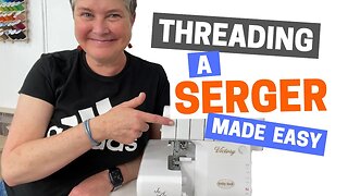 Threading a Serger Made Easy | Baby Lock Victory | Simple Serger Tips