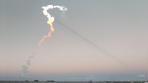 Rainbow Contrail of the NROL-101 Atlas V Rocket launch