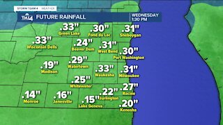 Wide range of temperatures expected as warm front moves through