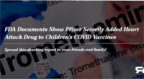 Pfizer Adds Dangerous Ingredient to Injections for 5 to 11 Year Olds [mirrored]