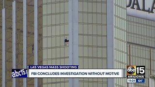 FBI concludes Las Vegas investigation finding no motive