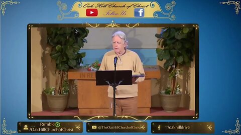 Oak Hill Church of Christ Lord's Supper Devotional 3-19-23