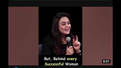 Behind every successful man there is a woman // Preity Zinta motivational speech