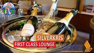 Singapore Airlines SilverKris first class lounge London Heathrow 🇬🇧