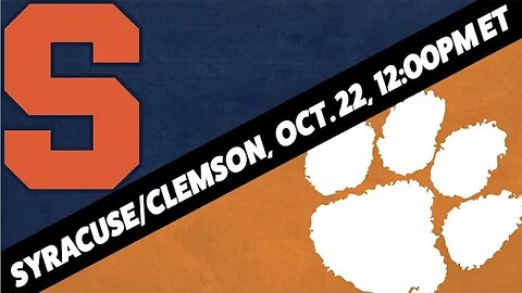 Clemson vs Syracuse Picks, Predictions & Odds | College Football Week 8 Betting Preview | Oct 22