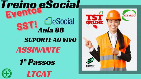 Aula 88 1º Passos LTCAT Insalubridade l Aposentadoria especial e Periculosidade l TSTONLINE Sistemas