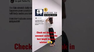 increase height with height increase exercises after 18 #shortvideo