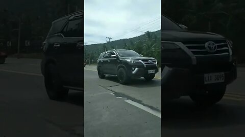 Expressway in Philippines with Awesome Coconuts tree forest