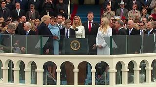 45th President Donald Trump takes the oath of office