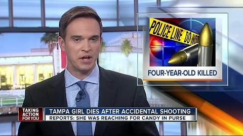 Tampa girl dies after accidental shooting