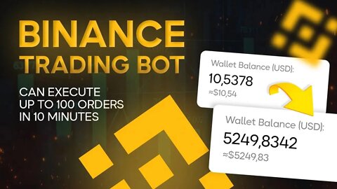 Binance Bot / +10% profit in a growing market/ Binance Trading Bot / Crypto Trading Bot For Binance