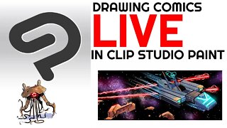 Drawing a Comic LIVE in Clip Studio Paint
