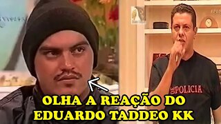 OLHA A REAÇÃO DO EDUARDO TADDEO NO PROGRAMA DA SONIA ABRAÃO VENDO RAP P0LICIAL.. 😂