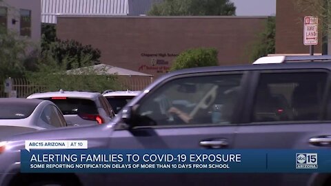 Chaparral High School alerts families of COVID exposure 10 days later