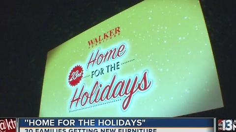Walker Furniture kicks off Home for the Holidays program
