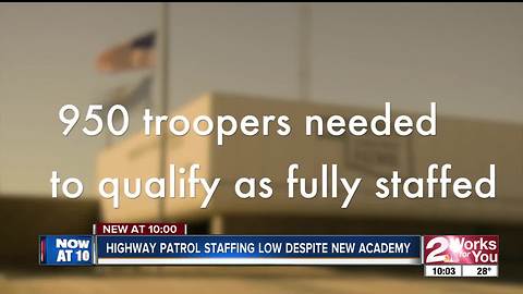Oklahoma Highway Patrol says current academy class won't help with current staffing shortage