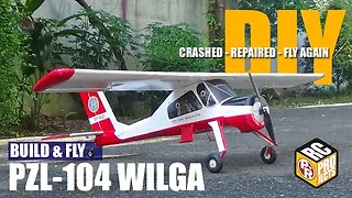 PZL-104 Wilga RC Plane Build and Fly