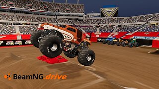 BeamNG.Drive Monster Jam | 16 Truck Racing & Freestyle| SMT Championship Series 2023 Full Round 3