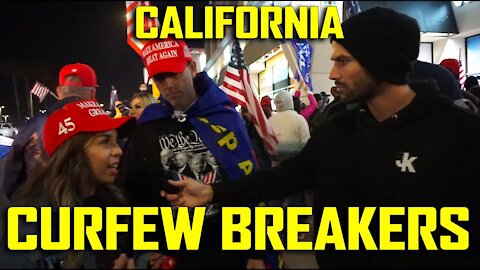Californians Defy Gov. Newsom's Curfew and Lockdowns
