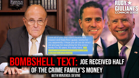 BOMBSHELL TEXT: Joe Received HALF Of The Crime Family's Money | Guest Miranda Devine | Ep. 153