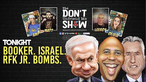 🚨 LIVE | 09OCT23: Booker. Israel. Bombs. RFK Jr.