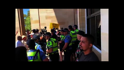 AUSTRALIA - MASSIVE Protest In Perth By Those Who Lost Their Jobs From Mandates