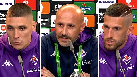 'Davide Astori is ALWAYS WITH US!' | Vincenzo Italiano, Biraghi, Milenkovic | West Ham v Fiorentina