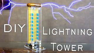 DIY Desktop Lightning Tower (USB rechargeable!)