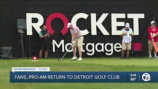 Fans, Pro-Am return to Rocket Mortgage Classic