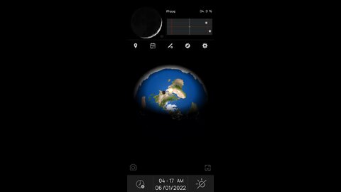 How the sun and moon move on a flat earth model (no sound)