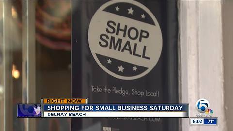 Shopping for Small Business Saturday