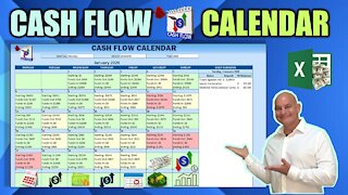 How To Create Your Own Cash Flow Calendar In Excel [Full Training & Free Download]