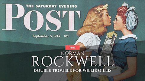 Double Trouble for Willie Gillis by Norman Rockwell