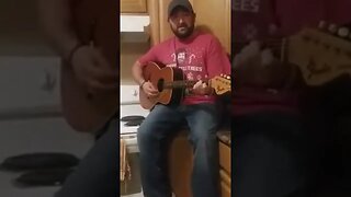 Nick Barnett singing a song he wrote "I Can't Get Over You Until You Get Out From Under Him"