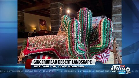 Gingerbread Jeep display at Dove Mountain resort brings holidays to the desert