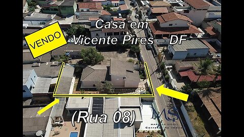 Venda #Casa Vicente Pires $850mil #Rua 08 #lote 400m2 #brasilia #condominio #vp #vicentepires #df