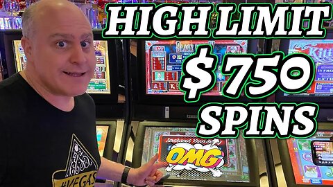 PURE MADNESS IN LAS VEGAS! ★ $750/SPIN HIGH LIMIT SLOT MACINE PAYS MASSIVE JACKPOT!!!
