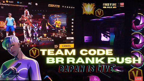 BR RANK PUSH INDIA TOP 1 GRANDMASTER LOBBY ..... FULL TEAM CODE #bapan99live