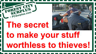 The Security Secret to Make Your Stuff Worthless to Thieves