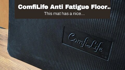 ComfiLife Anti Fatigue Floor Mat – 3/4 Inch Thick Perfect Kitchen Mat, Standing Desk Mat – Comf...