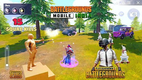 Battleground Mobile India | Livik Squad 15 Eliminations | Xiaomi Pad 5 6gb 256gb 90fps