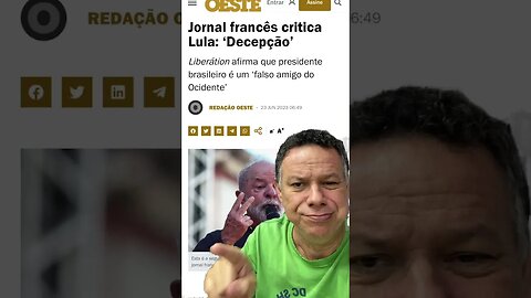 Jornal francês critica Lula: ‘Decepção’ #shortsvideo