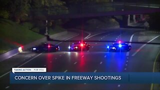 Concern over spike in freeway shootings