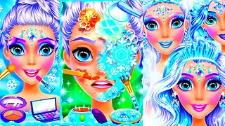 Ice princess makeover/makeup dressup game/girl games/princess girl games/new game 2023 @TLPLAYZYT