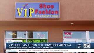 We're Open, Arizona: VIP Shoe Fashion hoping for Christmas miracle