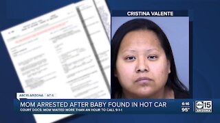 Phoenix mom arrested after baby found in hot car