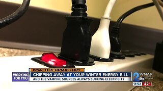 Cutting off energy vampires, and reducing your winter utility bills