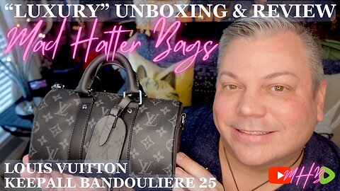 MY FAVORITE SIZE SPEEDY! "DUPE" UNBOXING & REVIEW - LV KEEPALL BANDOULIERE 25