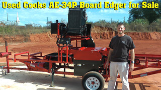 Used Cooks AE-34P Diesel Board Edger for Sale